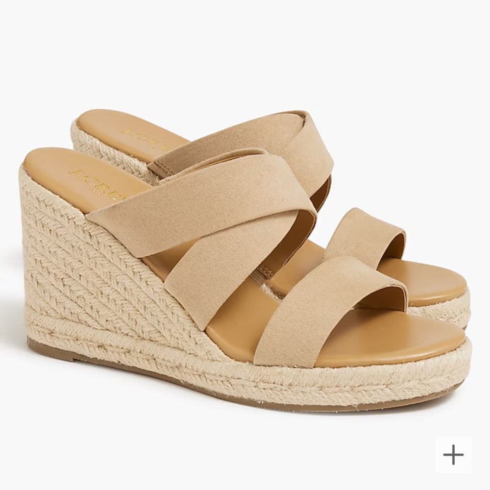 JCrew factory wide strap mule Espadrille - Picture 1 of 8